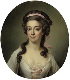 Portrait of Countess Maria Eleonora Lewenhaupt, née Koskull (1765-1823). Creator: Björk, Jakob (1726-1793).