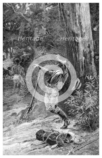 The Death Of Kennedy, Queensland, Australia, 1848, (1886). Artist: Unknown