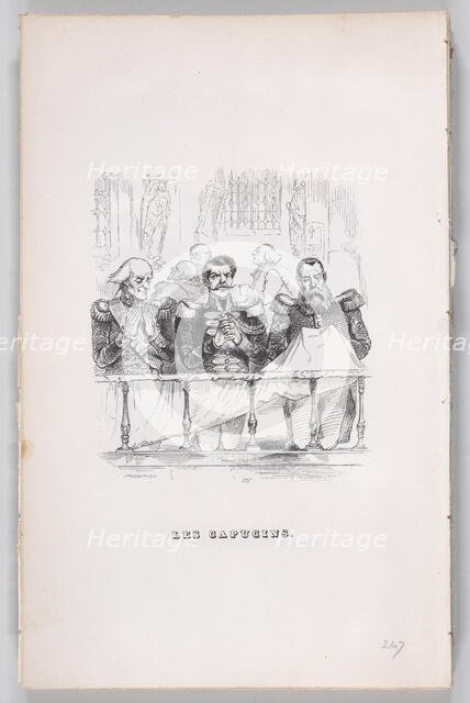 The Capuchins from The Complete Works of Béranger, 1836. Creator: John Thompson.