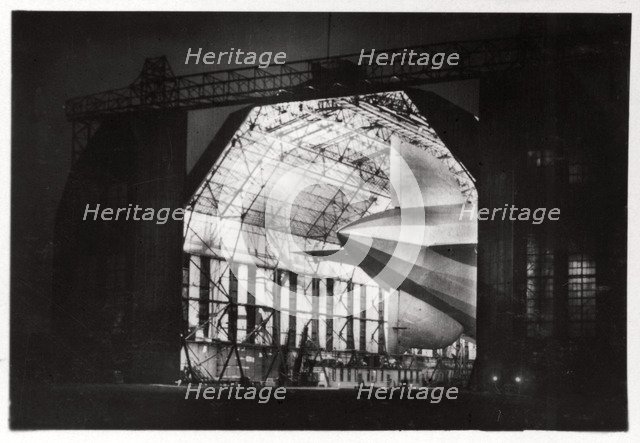 Preparations for a night flight, Zeppelin LZ 127 'Graf Zeppelin', 1933. Artist: Unknown