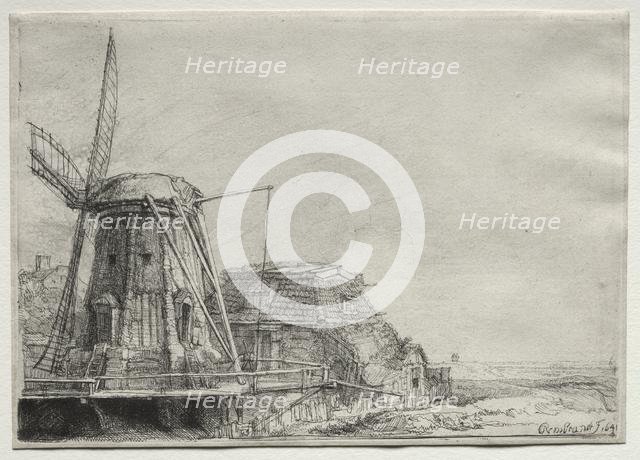 The Windmill, 1641. Creator: Rembrandt van Rijn (Dutch, 1606-1669).