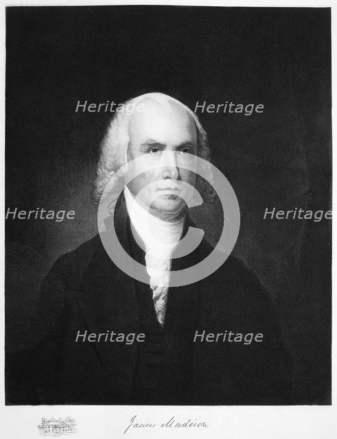 James Madison, 4th President of the the United States of America, (1901). Artist: Unknown