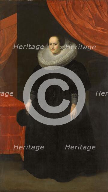 Portrait of Suzanna Moor (1608-57), in or after 1629. Creator: Anon.