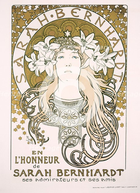 Sarah Bernhardt as La Princesse Lointaine.