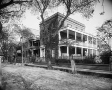 Residences on Hasell St., Charleston, S.C., 1902. Creator: Unknown.