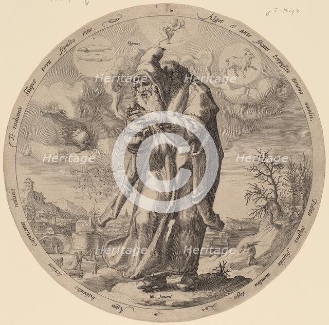 Winter, 1589. Creator: Jacob Matham.