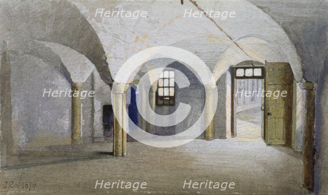 Interior view of Queen's Bench Prison, Borough High Street, Southwark, London, 1879. Artist: John Crowther