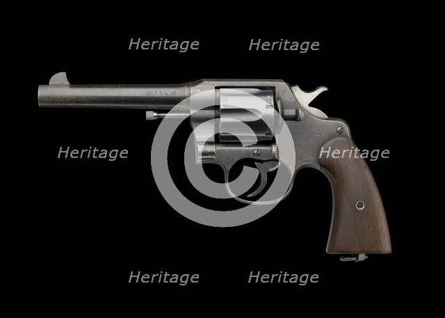 M1917 Revolver issued by US Army during WWI to Charles H. Houston, Jan 2018. Creator: Colt's Patent Fire Arms Manufacturing Company.