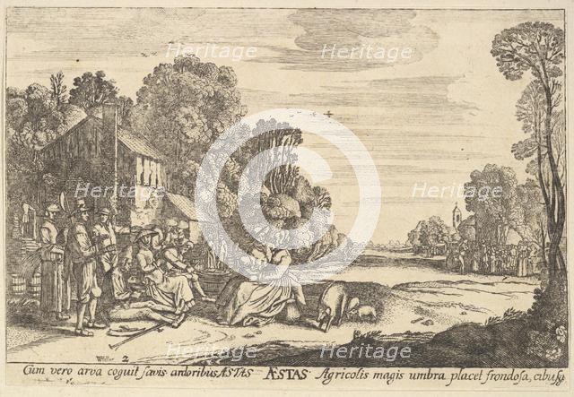 Summer, 1629. Creator: Wenceslaus Hollar.