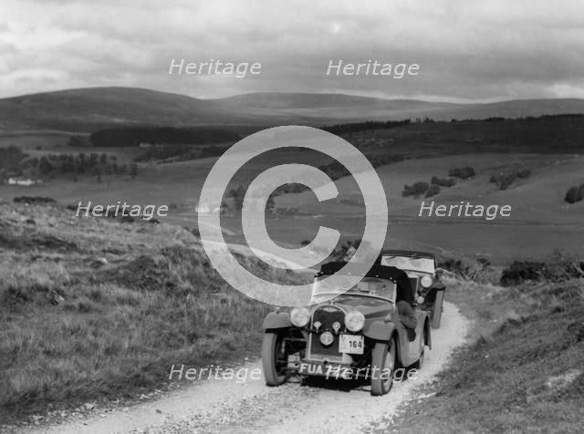 Morgan 4/4, John Frankland Heaton, 1938 Scottish Rally. Creator: Unknown.