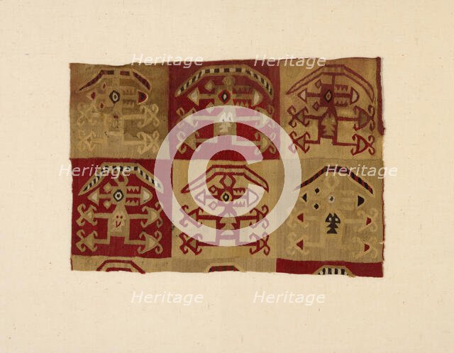 Fragment (Tunic), Peru, A.D. 1476/1532. Creator: Unknown.