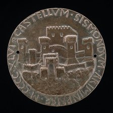 The Castle of Rimini [reverse], 1446. Creator: Matteo di Andrea de Pasti.