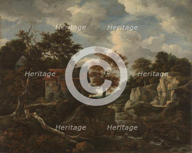Rocky landscape, 1650-1682. Creator: Jacob van Ruisdael.