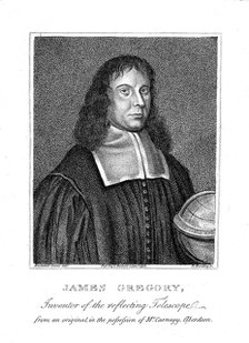 James Gregory, 17th century Scottish mathematician and astronomer. Artist: Unknown