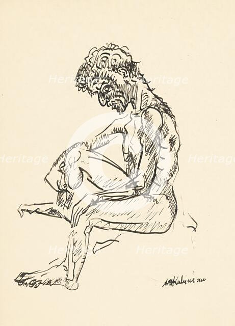 Male figure, c1940. Creator: Arnold Peter Weisz-Kubincan.
