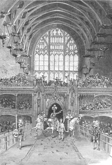 Coronation of George IV in Westminster Hall, 1897.