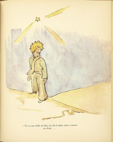 The Little Prince (Le Petit Prince), 1942-1943. Creator: Saint-Exupéry, Antoine de (1900-1944).