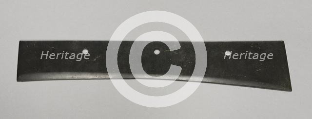 Ceremonial Blade with Three Perforations (Dao), 2000-1700 BC. Creator: Unknown.