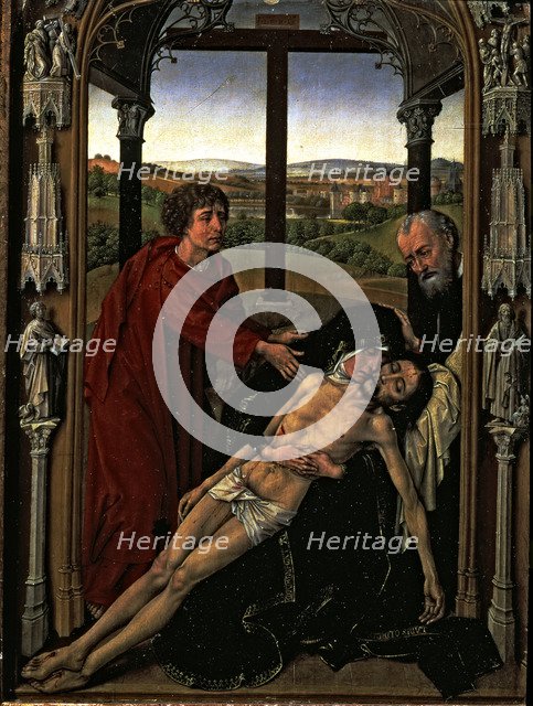 The Piety', table of a triptych by Roger van der Weyden.