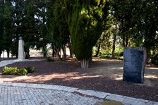 Monument of President Lluis Companys i Jover (1882-1940), in his hometown El Tarrós (Lleida).