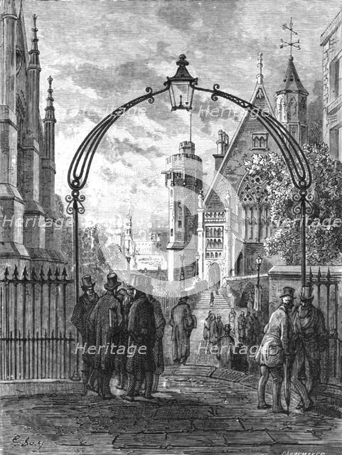 'Dean's Yard, Westminster', 1872.  Creator: Gustave Doré.