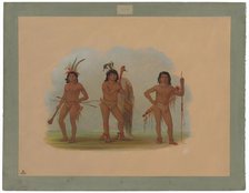 Three Zurumati Indians, 1854/1869. Creator: George Catlin.
