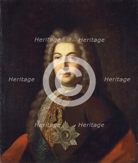 Portrait of Count Heinrich Johann Friedrich (Andrei) Ostermann (1687-1747), Late 18th century. Artist: Anonymous  