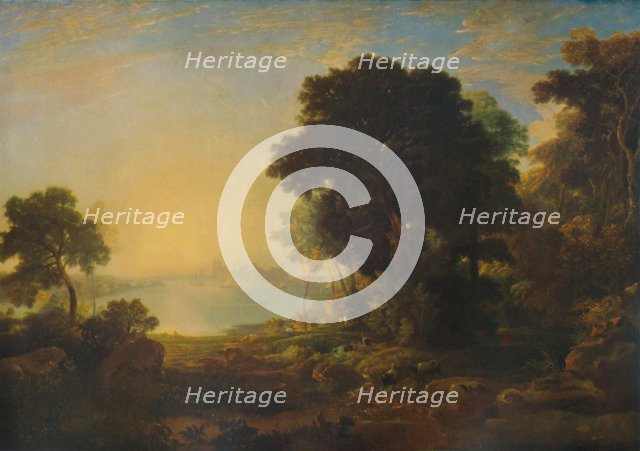 'Carnarvon Castle', c1815-1819, (1935). Artist: Anthony Vandyke Copley Fielding.