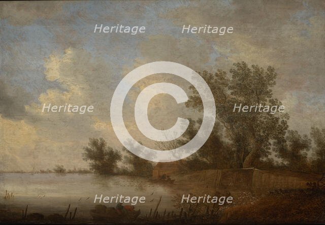 Landscape with a Fisherman’s Homestead, 1649. Creator: Johannes Schoeff.