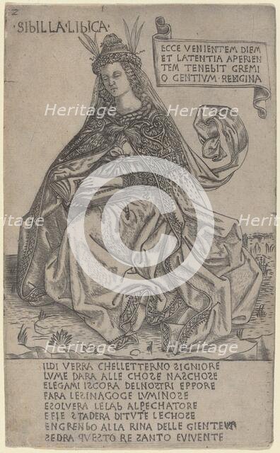 Libyan Sibyl, c. 1470/1480. Creator: Baccio Baldini.
