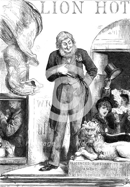 The General Election: the popular candidate, 1880. Creator: Joseph Swain.