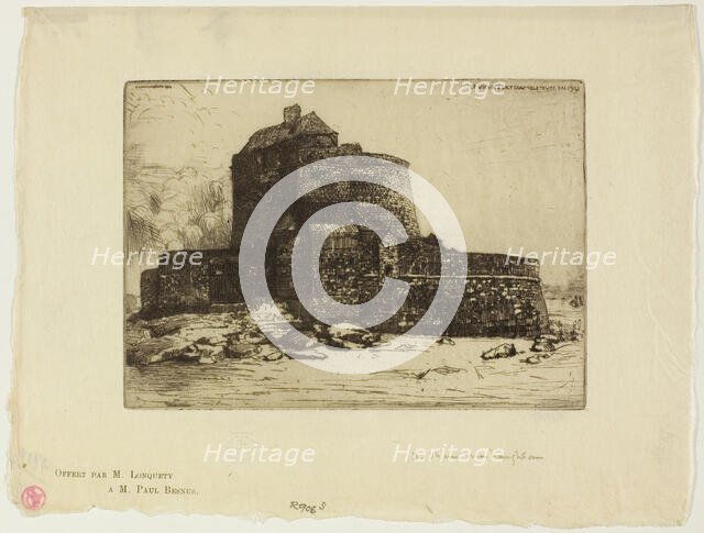 Old Fort at Ambleteuse, 1902. Creator: Donald Shaw MacLaughlan.
