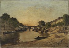 The Seine and Pont Marie, 1912. Creator: Antoine Guillemet.
