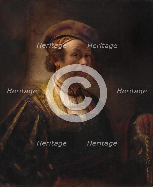 Portrait of Rembrandt, 1650. Creator: Workshop of Rembrandt.