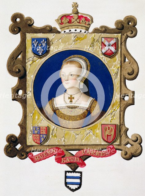 Katherine Parr, sixth wife and Queen of Henry VIII, (1825). Artist: Sarah, Countess of Essex