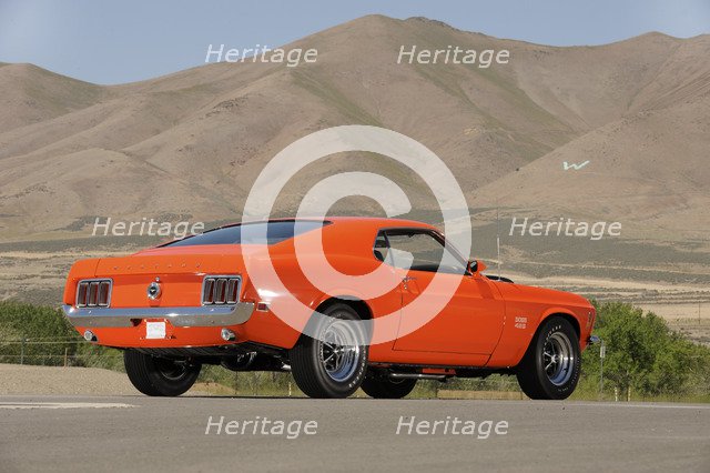 Ford Mustang Boss 429 1970. Artist: Simon Clay.