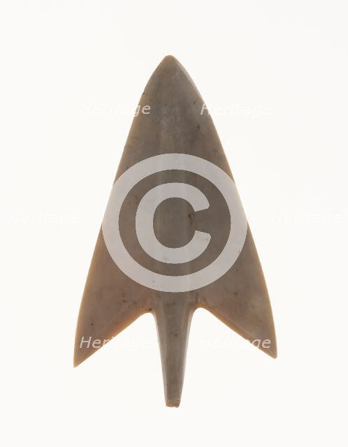 Barbed and Tanged Arrowhead, Shang dynasty (c. 1600-1046 B.C.). Creator: Unknown.