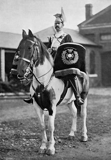 The drum horse of the 17th Lancers, 1896. Artist: Gregory & Co