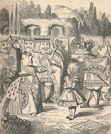 'Off with her head! Alice and the Red Queen', 1889. Artist: John Tenniel.