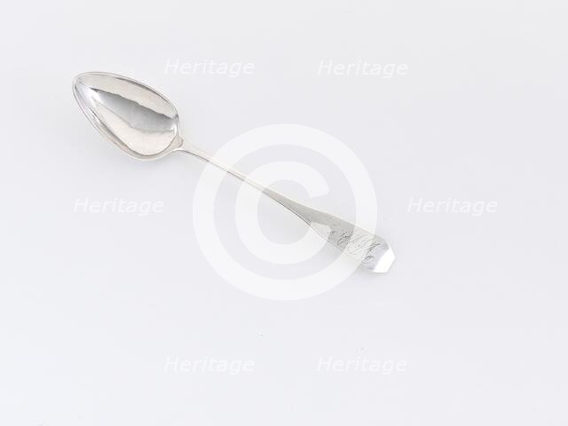 Teaspoon, c. 1805/15. Creator: Isaac Hutton.