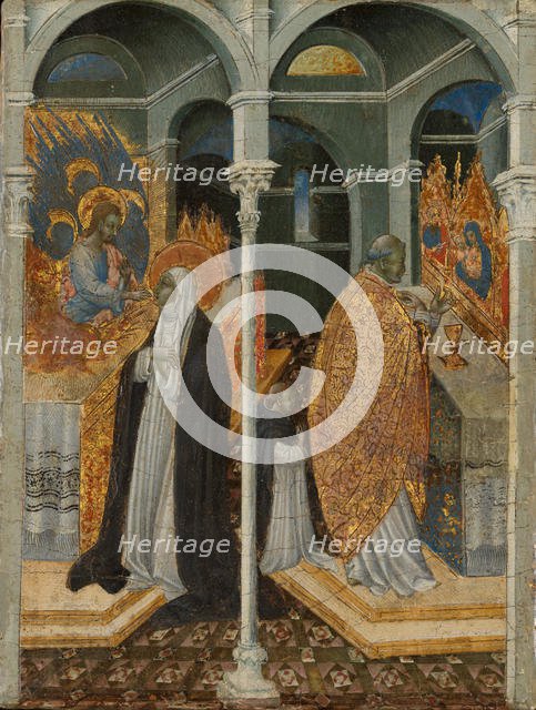 The Miraculous Communion of Saint Catherine of Siena. Creator: Giovanni di Paolo.