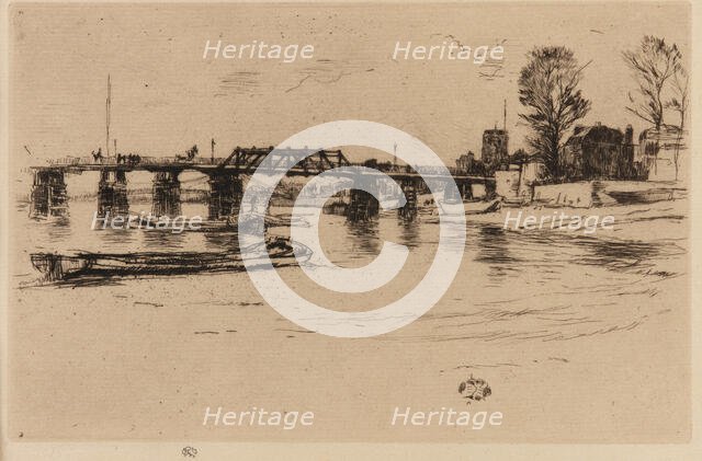 Chelsea, 1879. Creator: James Abbott McNeill Whistler.