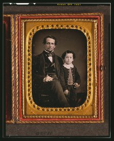 Unidentified man and boy, between 1847 and 1860. Creator: James Presley Ball.
