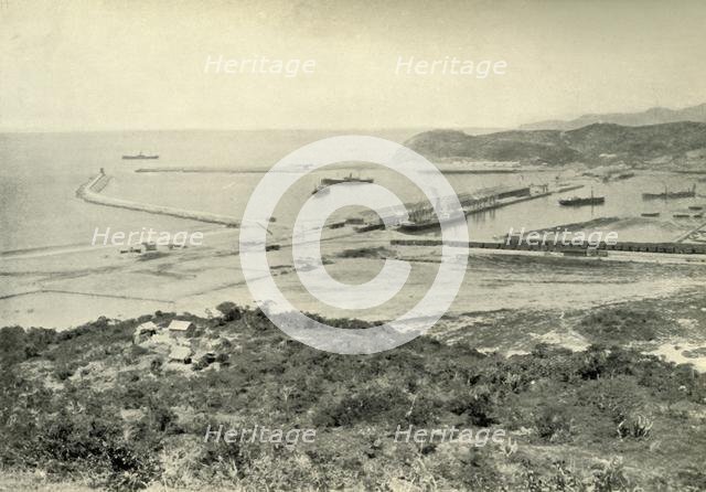 'Mexico's Artificial Harbours on the Pacific Coast: The New Port Works of Salina Cruz, The Terminus  Creator: Unknown.