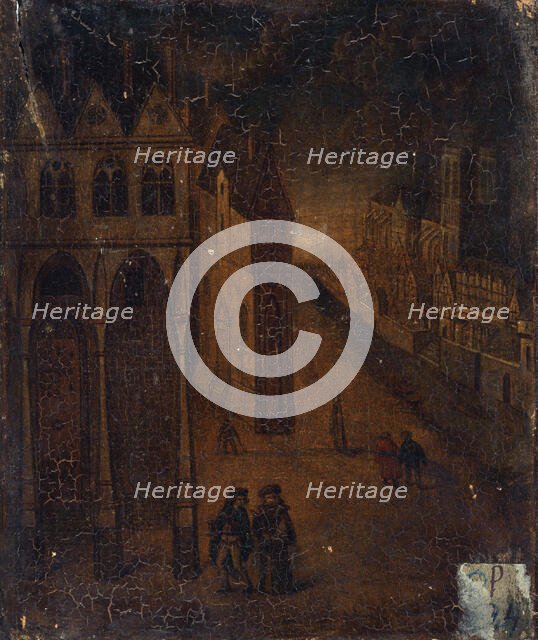 Parlour of the bourgeois in the 15th century, current Place du Châtelet, current 1st..., c1801-1900. Creator: Unknown.