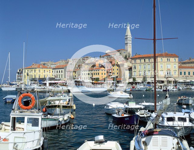 Rovinj harbour, Croatia.