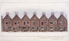 Green Arbour Court, Little Moorfields, London, 1871. Artist: Charles James Richardson