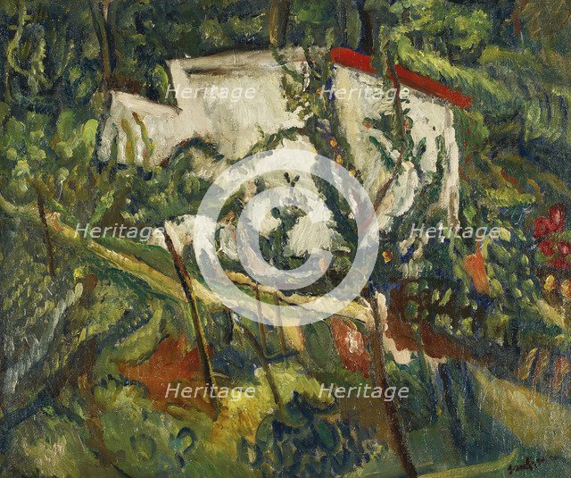 Maison de Clamart, c. 1918. Artist: Soutine, Chaim (1893-1943)