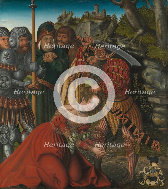 The Martyrdom of Saint Barbara, ca. 1510. Creator: Lucas Cranach the Elder.