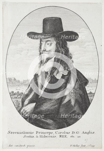 Charles I, 1649. Creator: Wenceslaus Hollar.